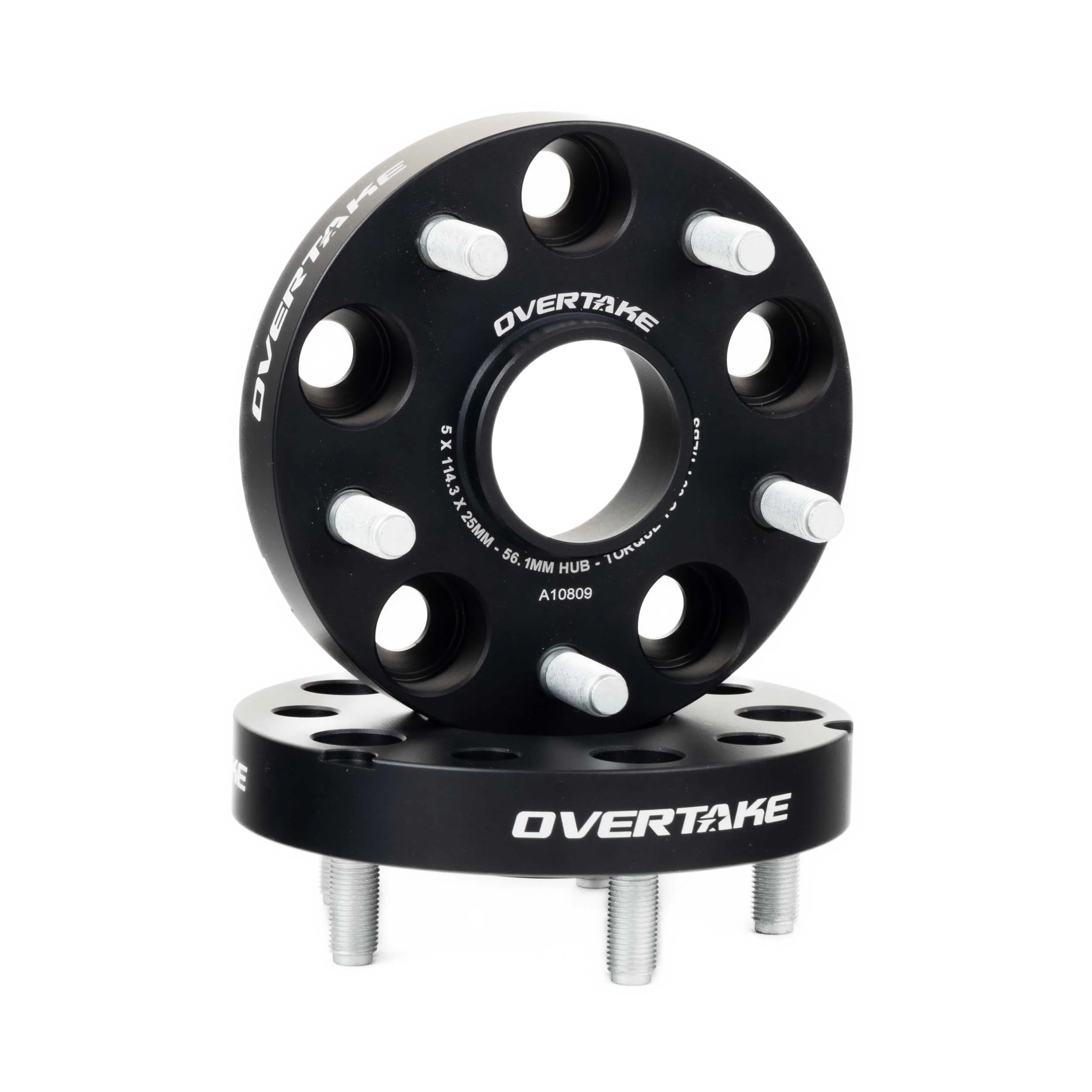OVERTAKE Wheel Spacers - Pair - 25mm 5x114.3 - Subaru 2015-2026 WRX, 2005-2021 STI, and more